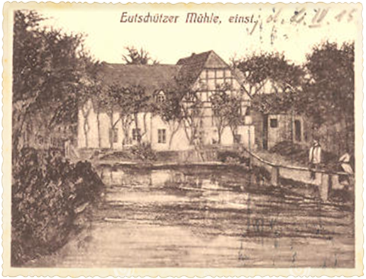Eutschützer Mühle Historie
